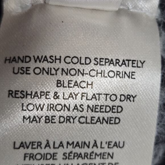 Free People Love Notes Turtleneck Sweater Black White Star Printed Cropped XS - Picture 11 of 11